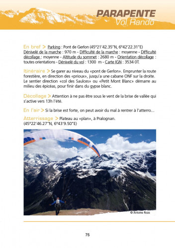 Livre "Vol Rando en France"