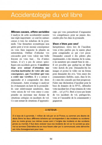 Livre Gérer les Risques en Parapente
