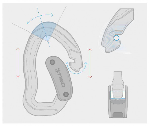 Mousqueton automatique NEO AUSTRIALPIN ROCKET
