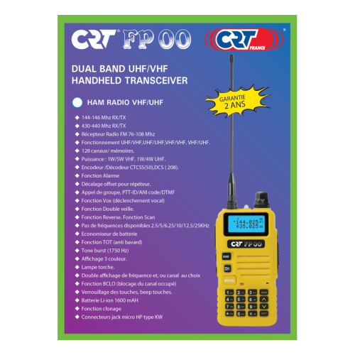 Radio CRT bi-bande FP00