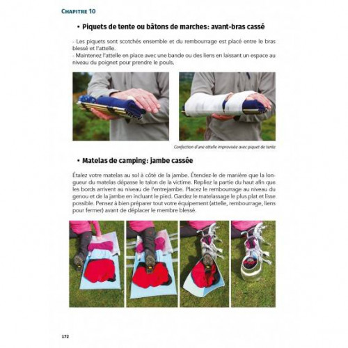 Livre "Guide des premiers secours en plein air et en milieu isolé"