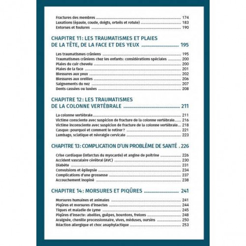 Livre "Guide des premiers secours en plein air et en milieu isolé"