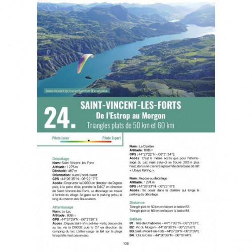 Livre "Topo cross parapente"