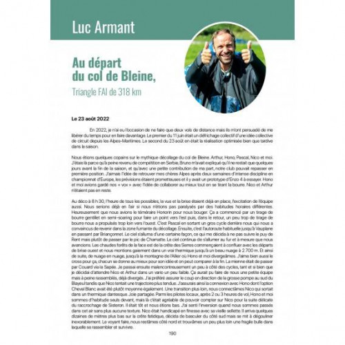 Livre "Topo cross parapente"