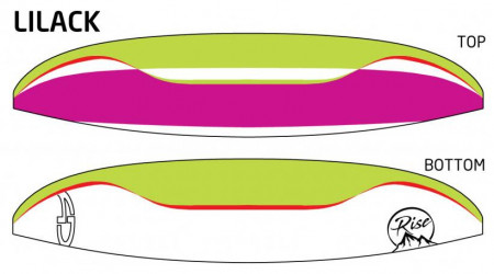 Parapente AIRDESIGN RISE 4 lilak