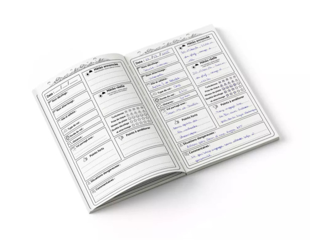 Livre "Carnet de vol parapente"