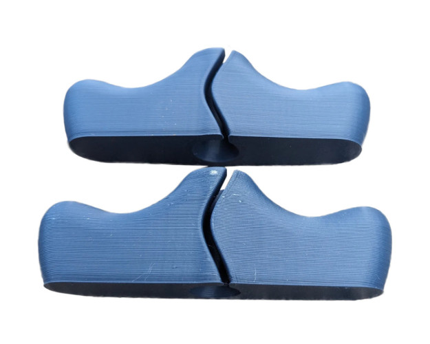 Poignées de pilotage aux freins ROBOTPRINT EASY GRIP V2 bleu