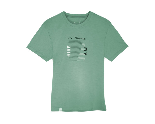 Tee-shirt ADVANCE MERINO HIKE & FLY sage green