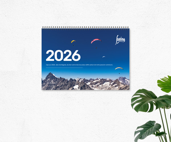 Calendrier mural 2026 SOARING